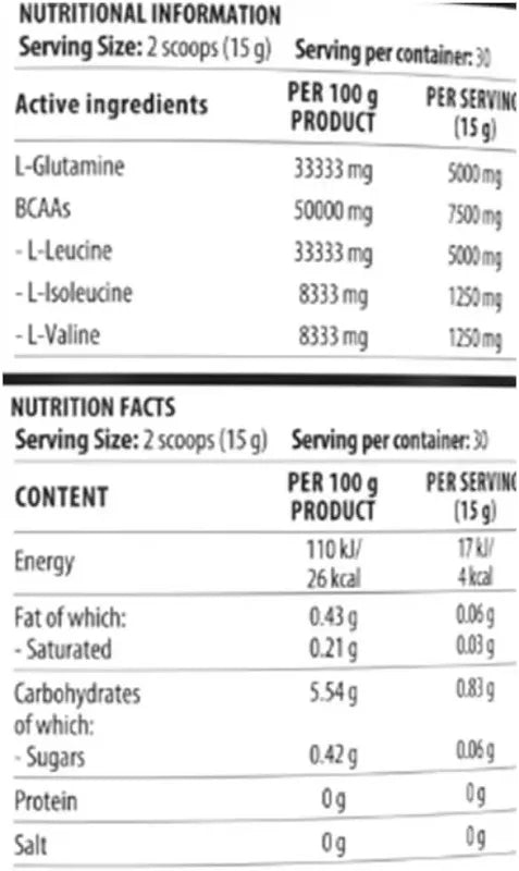 HIT BCAA 10:1:1 + Glutamine