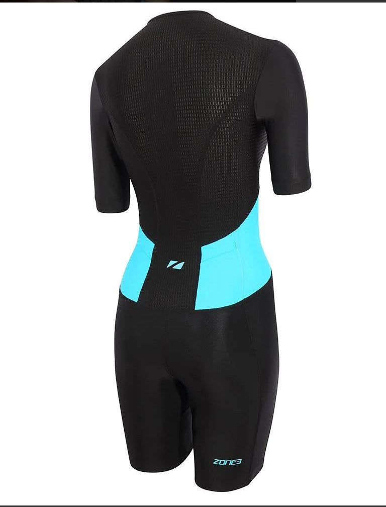 Women's Activate Short Sleeve Full Zip Trisuit