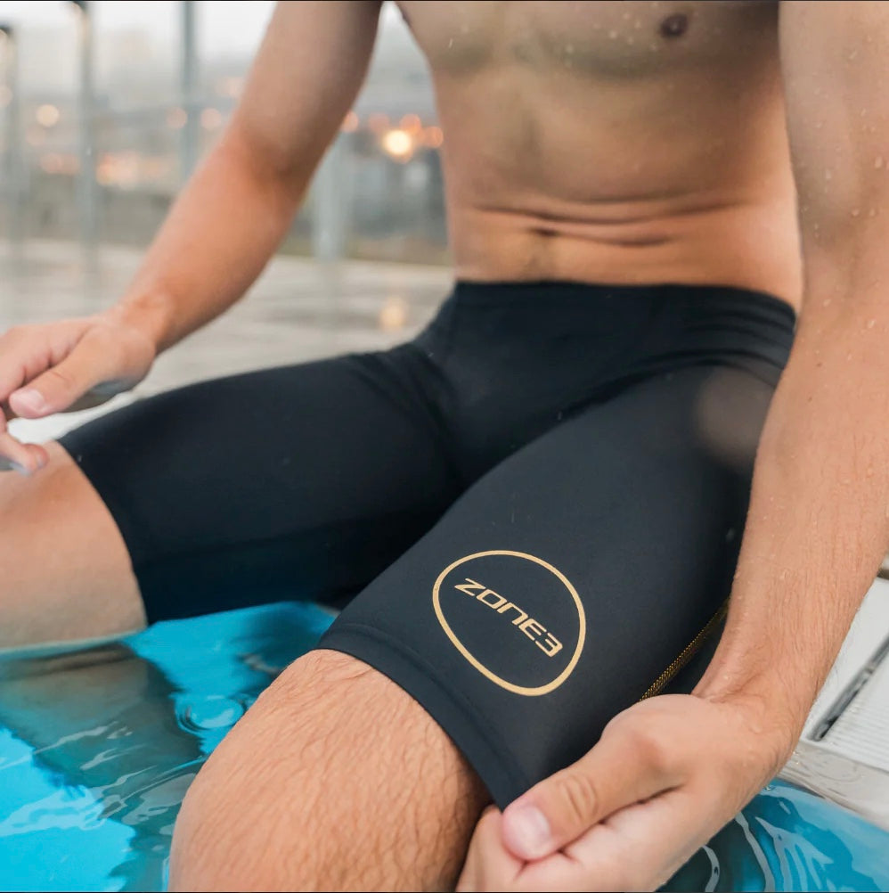 FINA Approved Men's Performance Gold Jammers
