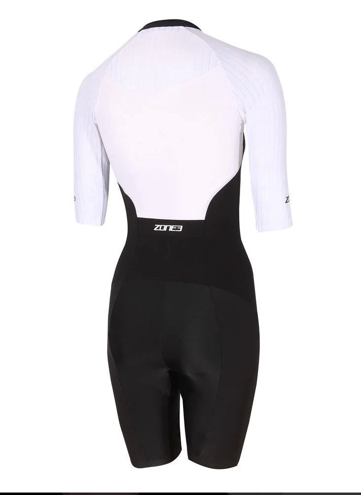 Women's Lava Long Distance Short Sleeve Trisuit full zip